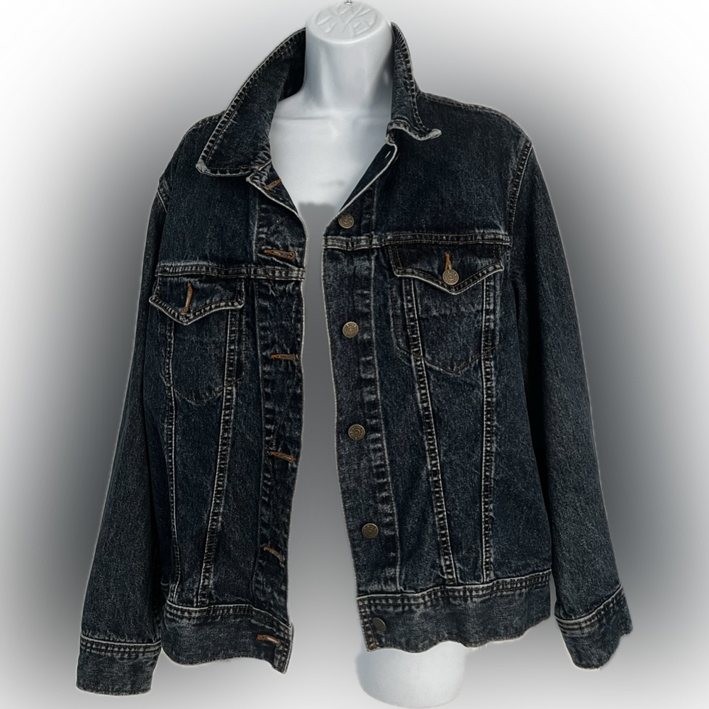 Ladies jean jacket size L